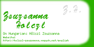 zsuzsanna holczl business card